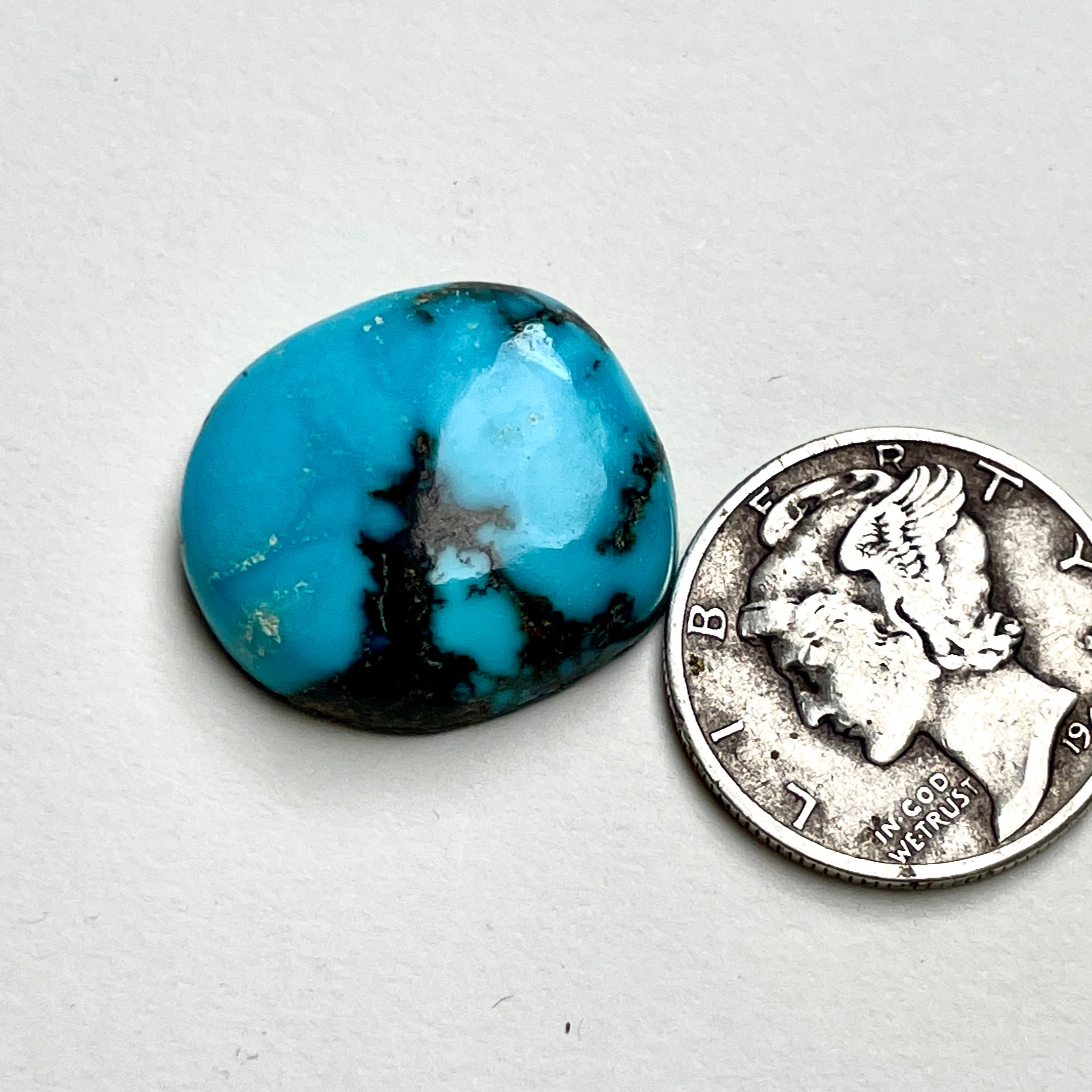 Natural Bisbee Turquoise Cab – turquoisematrix